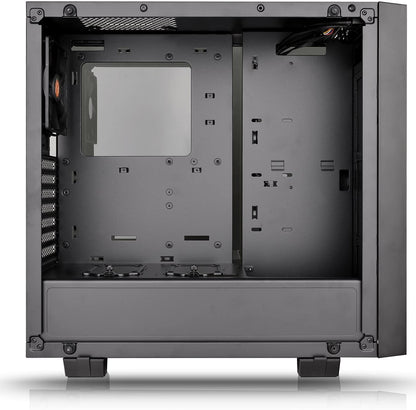 Core G21 Tempered Glass SPCC ATX Mid Tower Tt LCS Certified Gaming Computer Chassis Cases CA-1I4-00M1WN-00