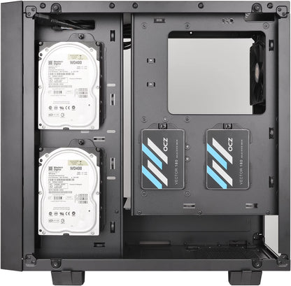 Core G21 Tempered Glass SPCC ATX Mid Tower Tt LCS Certified Gaming Computer Chassis Cases CA-1I4-00M1WN-00