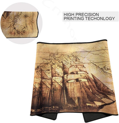 XXL Professional Large Mouse Pad & Computer Game Mouse Mat (35.4X15.7X0.1In, Boat)